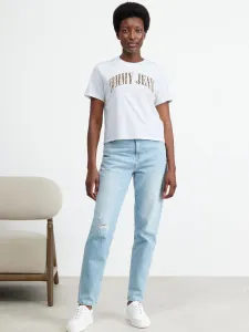 Tommy Jeans dámské bílé triko #5535149
