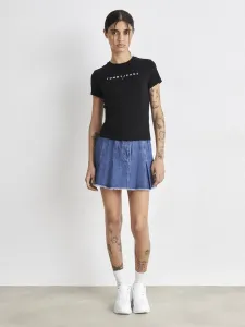 Tommy Jeans dámské černé tričko  - S (BDS) #5837937