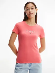 Tommy Jeans dámské růžové tričko - XS (TIJ)