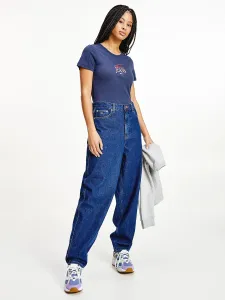 Tommy Jeans dámské tmavě modré triko - XS (C87) #1414952