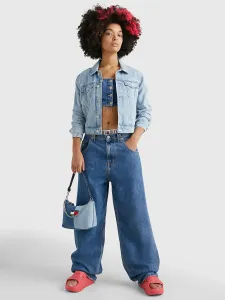 Tommy Jeans dámská světle modrá džínová bunda IZZIE  - L (1AB)