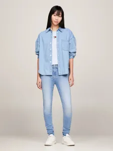 Tommy Jeans dámské světle modré džíny NORA #5837940