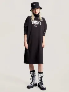 Tommy Jeans dámské černé mikinové šaty - S (BDS) #5388042