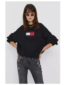 Tommy Jeans dámský černý svetr - L (BDS) #1410839