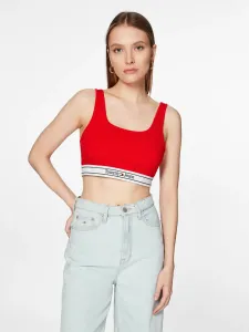 Tommy Jeans dámský červený top - XS (XNL) #5256962