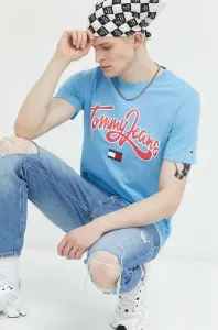 Bavlněné tričko Tommy Jeans s potiskem #4180945