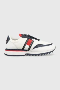 Sneakers boty Tommy Jeans Treck Cleat bílá barva #3714062