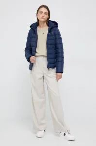 Bunda Tommy Jeans dámská, tmavomodrá barva, zimní #2028266