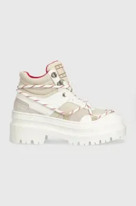 Sneakers boty Tommy Jeans TJW HYBRID BOOT bílá barva, EN0EN02338 #5968501