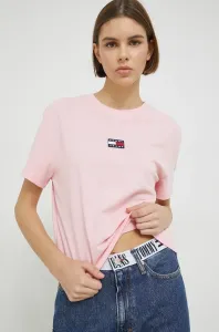 tričko Tommy Jeans , růžová barva #2807998