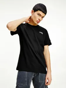 Tommy Jeans pánské černé tričko - S (BDS) #1410384