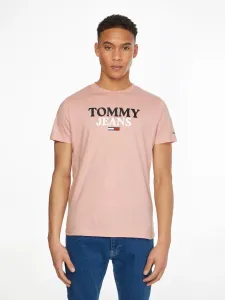 Tommy Jeans pánské růžové tričko - XL (TH9) #1417462
