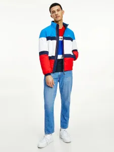 Tommy Jeans pánská přechodová bunda Colorblock - L (YBR)