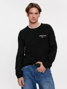 Tommy Jeans pánský černý svetr - M (BDS) #5641920