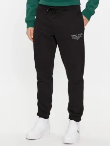 Tommy Jeans pánské černé tepláky - XL/R (BDS) #6090937