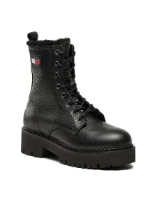 Tommy Jeans dámské černé boty - 41 (BDS) #6081415