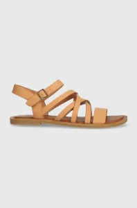 Kožené sandály Toms Sephina dámské, hnědá barva, 10019752 #5966985