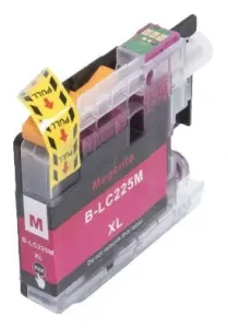 BROTHER LC-225-XL - kompatibilní cartridge, purpurová, 1200 stran