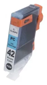 CANON CLI-42 PC - kompatibilní cartridge, foto azurová, 14ml