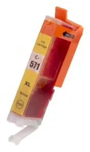 CANON CLI-571-XL Y - kompatibilní cartridge, žlutá, 11ml