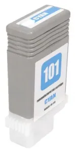 CANON PFI-101 C - kompatibilní cartridge, azurová, 130ml