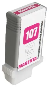 CANON PFI-107 M - kompatibilní cartridge, purpurová, 130ml