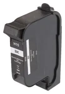 HP C6615NE - kompatibilní cartridge HP 15, černá, 42ml