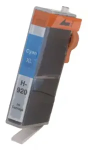 HP CD972AE - kompatibilní cartridge HP 920-XL, azurová, 14ml