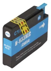 HP CN054AE - kompatibilní cartridge HP 933-XL, azurová, 15ml