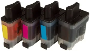 MultiPack BROTHER LC-900  + 20ks fotopapíru zdarma - kompatibilní cartridge, černá + barevná, 1x25ml/3x19ml