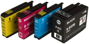 MultiPack HP C2P42 - kompatibilní cartridge HP 933-XL, černá + barevná, 40ml/3x15ml