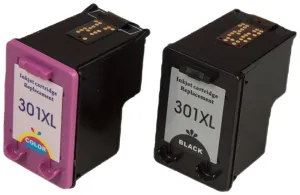 MultiPack HP CH563EE, CH564EE - kompatibilní cartridge HP 301-XL, černá + barevná, 2x14ml