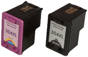 MultiPack HP N9K07AE, N9K08AE - kompatibilní cartridge HP 304-XL, černá + barevná, 1x18ml/1x20ml