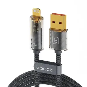 Kabel USB-C Toocki, 1 m, 12 W (šedý)