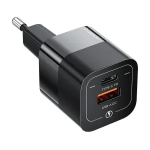 Síťová nabíječka Toocki z USB na USB-C, 33 W (černá)