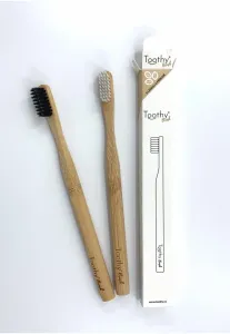 Toothy Bambusový zubní kartáček Brush Černý 1 ks