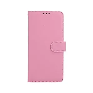 TopQ Pouzdro Xiaomi Redmi 10 5G knížkové světle růžové s přezkou 89605