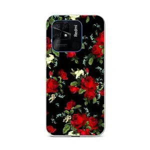 TopQ Kryt Xiaomi Redmi 10C Květy růží 76054