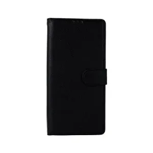 TopQ Xiaomi Redmi Note 9 Pro knížkový černý s přezkou 50683
