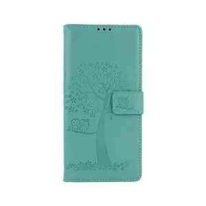 TopQ Xiaomi Redmi Note 9 Pro knížkový Zelený strom sovičky 50740