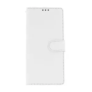 TopQ Pouzdro Samsung A14 5G knížkové bílé s přezkou 94221