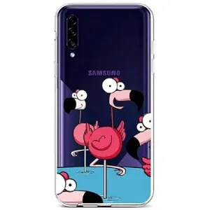 TopQ Samsung A30s silikon Cartoon Flamingos 45258