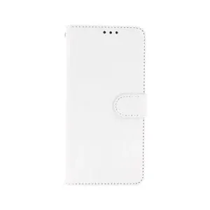 TopQ Pouzdro Samsung A33 5G knížkové bílé s přezkou 74986