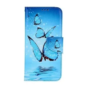 TopQ Pouzdro Samsung A34 knížkové Modří motýlci 94278