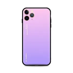 TopQ Kryt LUXURY iPhone 11 Pro pevný duhový růžový 92477