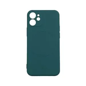 TopQ Kryt iPhone 12 Mini s MagSafe tmavě zelený 84995