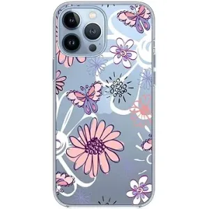 TopQ iPhone 13 Pro Max silikon Flowers 65295