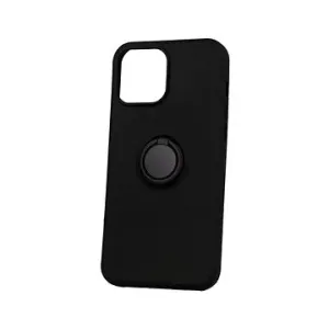 TopQ RING iPhone 13 Pro Max silikon černý 64148