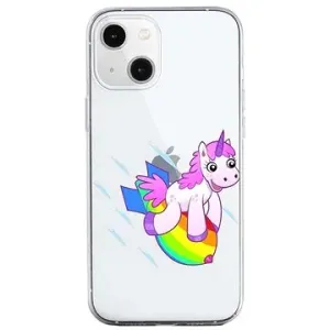 TopQ iPhone 13 silikon Flying Unicorn 64670