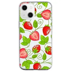 TopQ iPhone 13 silikon Strawberries 64662
